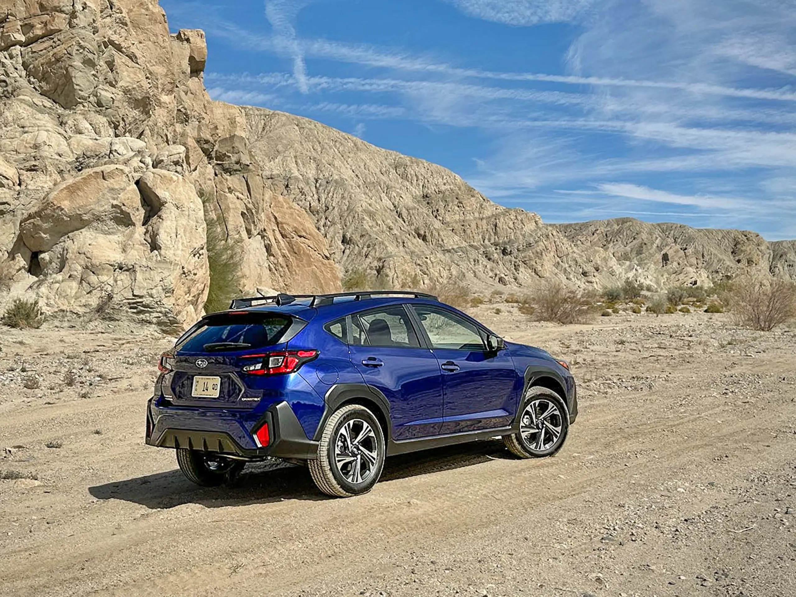 2024 Subaru Crosstrek Review rear three-quarter