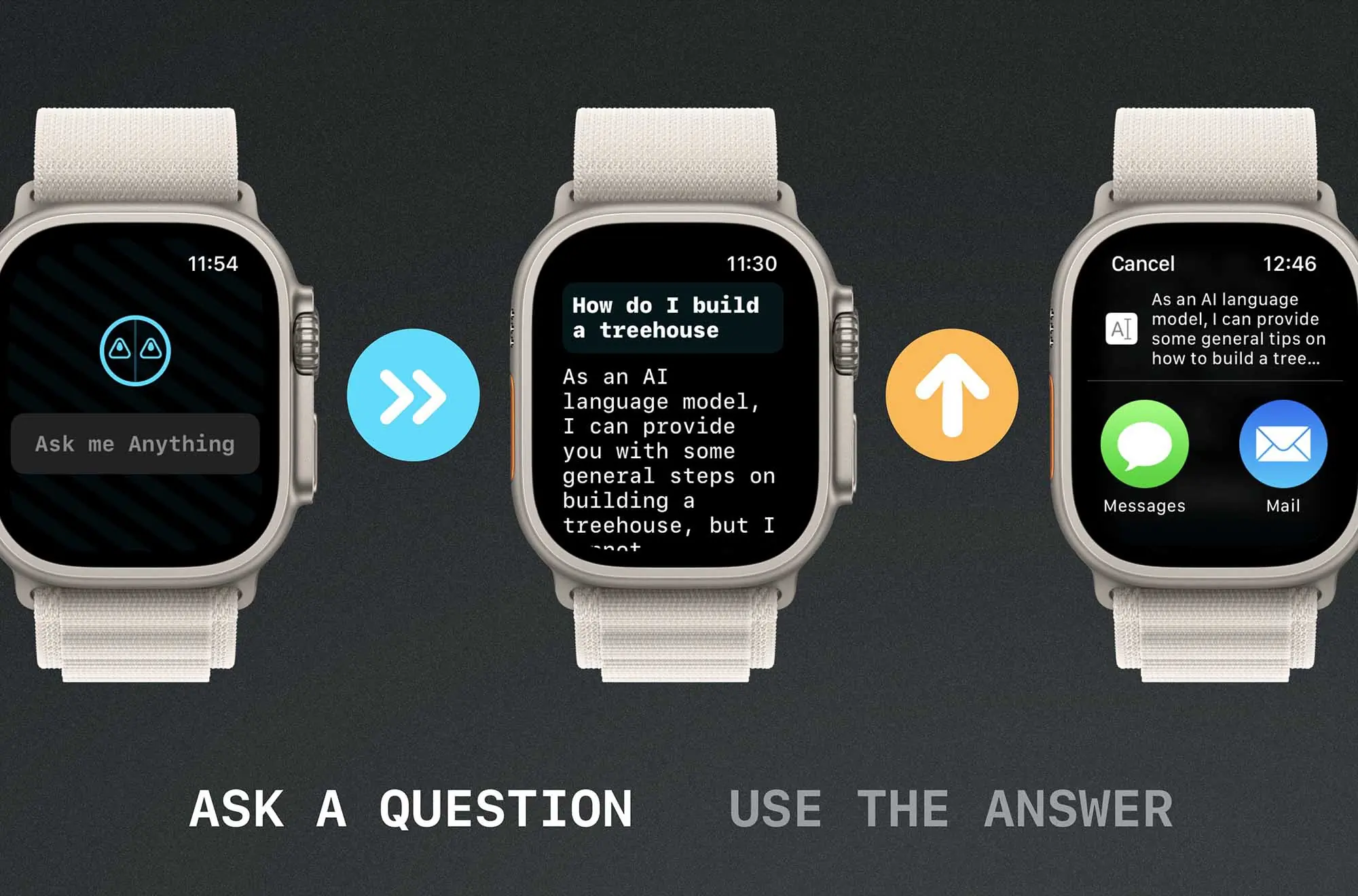 ‘watchGPT’ Brings AI Chatbot to Apple Watch