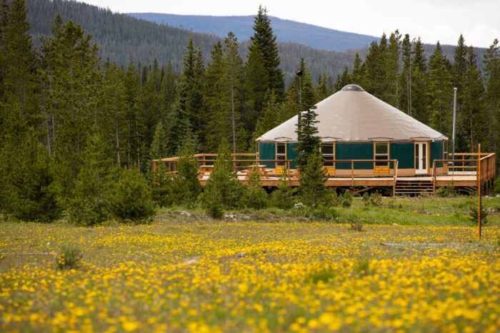 Camron Pass CMS backcountry skiing; (photo/Aaron Benson and Yellow Tent Nomads)