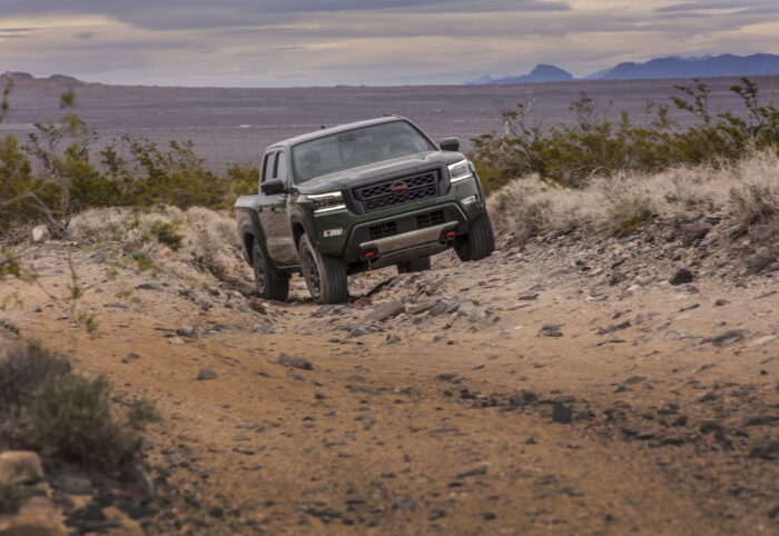 2023 Nissan Frontier PRO-4X on The Mojave Road