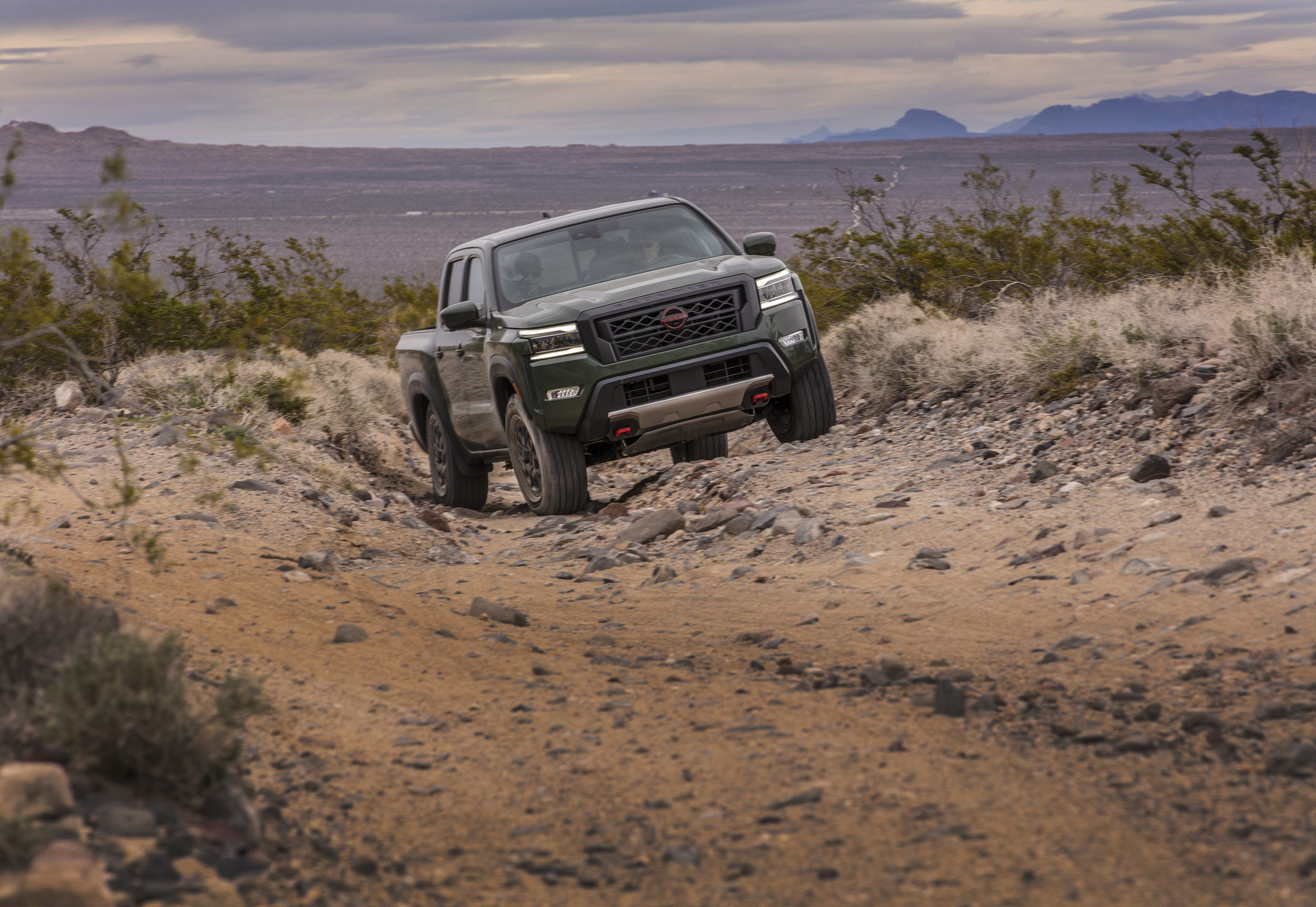 2023 Nissan Frontier PRO-4X on The Mojave Road