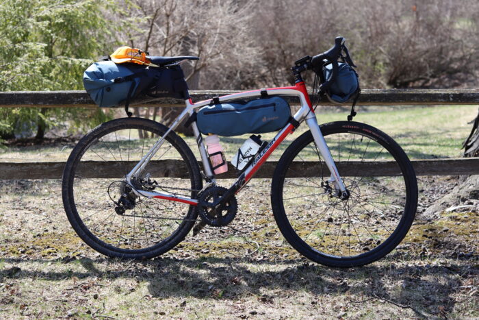 Deuter Cabezon Series bags on the author's gravel bike