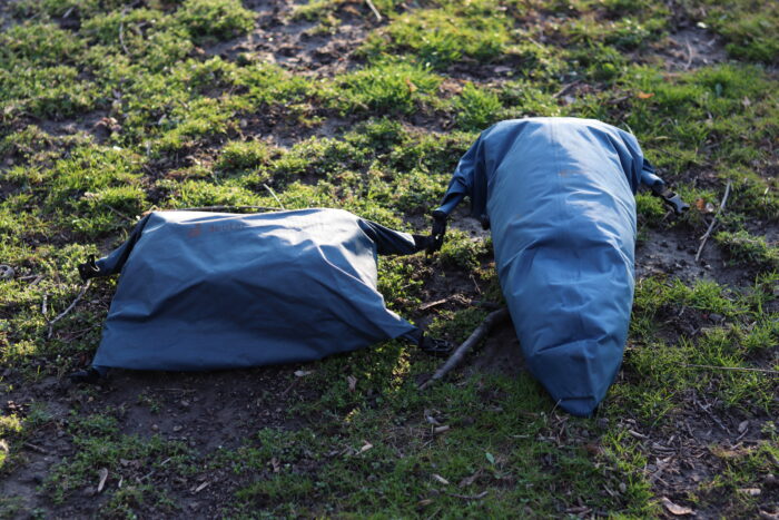 Deuter Cabezon Series saddlebag harness and dry bag