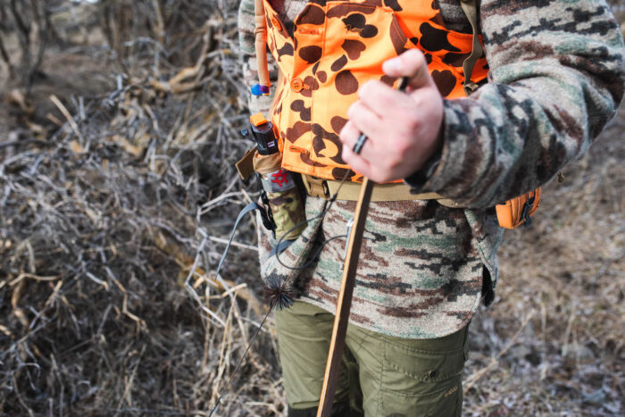 Bearosol Bear Spray Holster on Pack