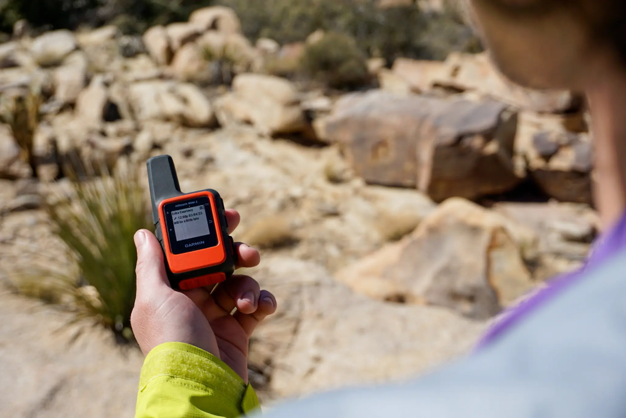Garmin inReach Mini 2 in Joshua Tree