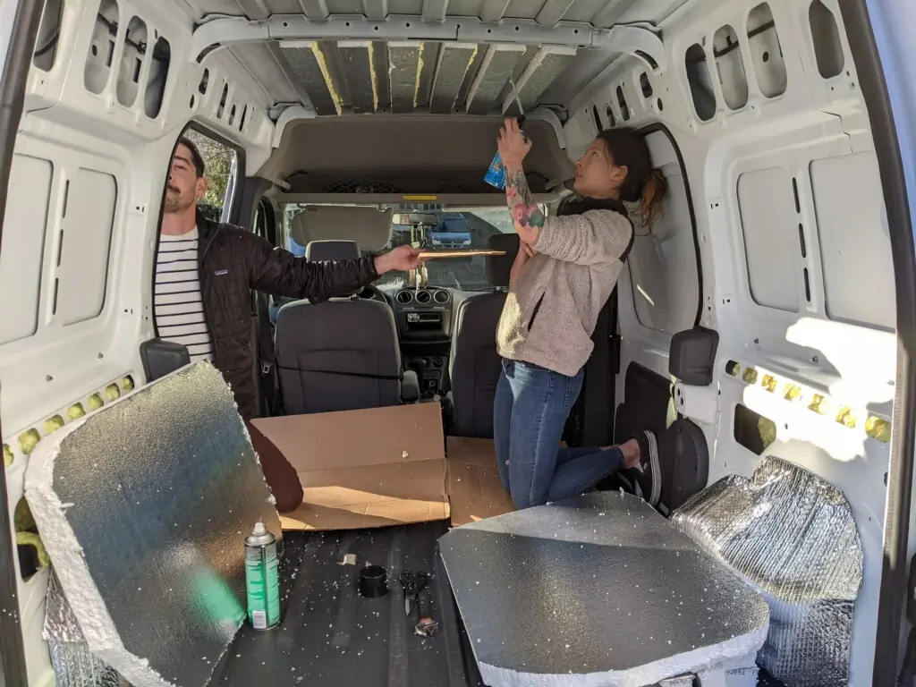 Winter van life