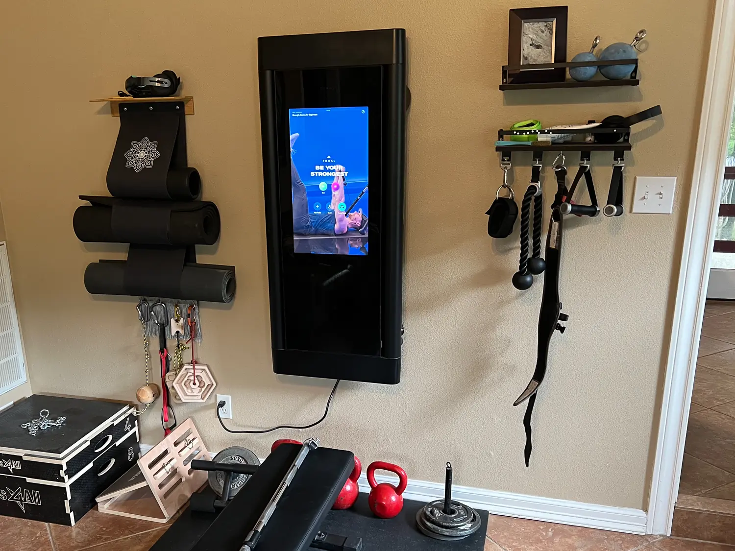 Tonal mounted in author's living room