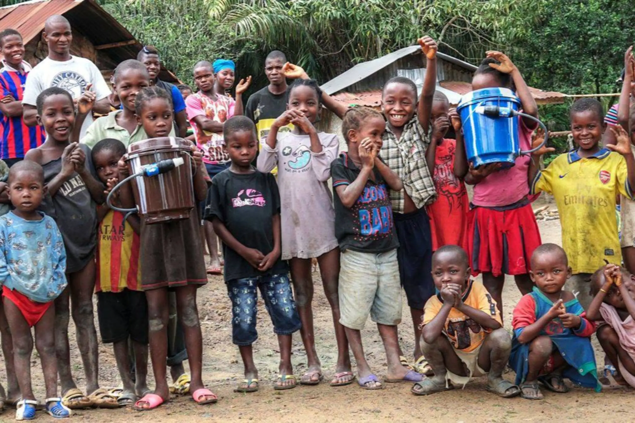 Sawyer filters bring clean water to developing countries; (photo/Sawyer)