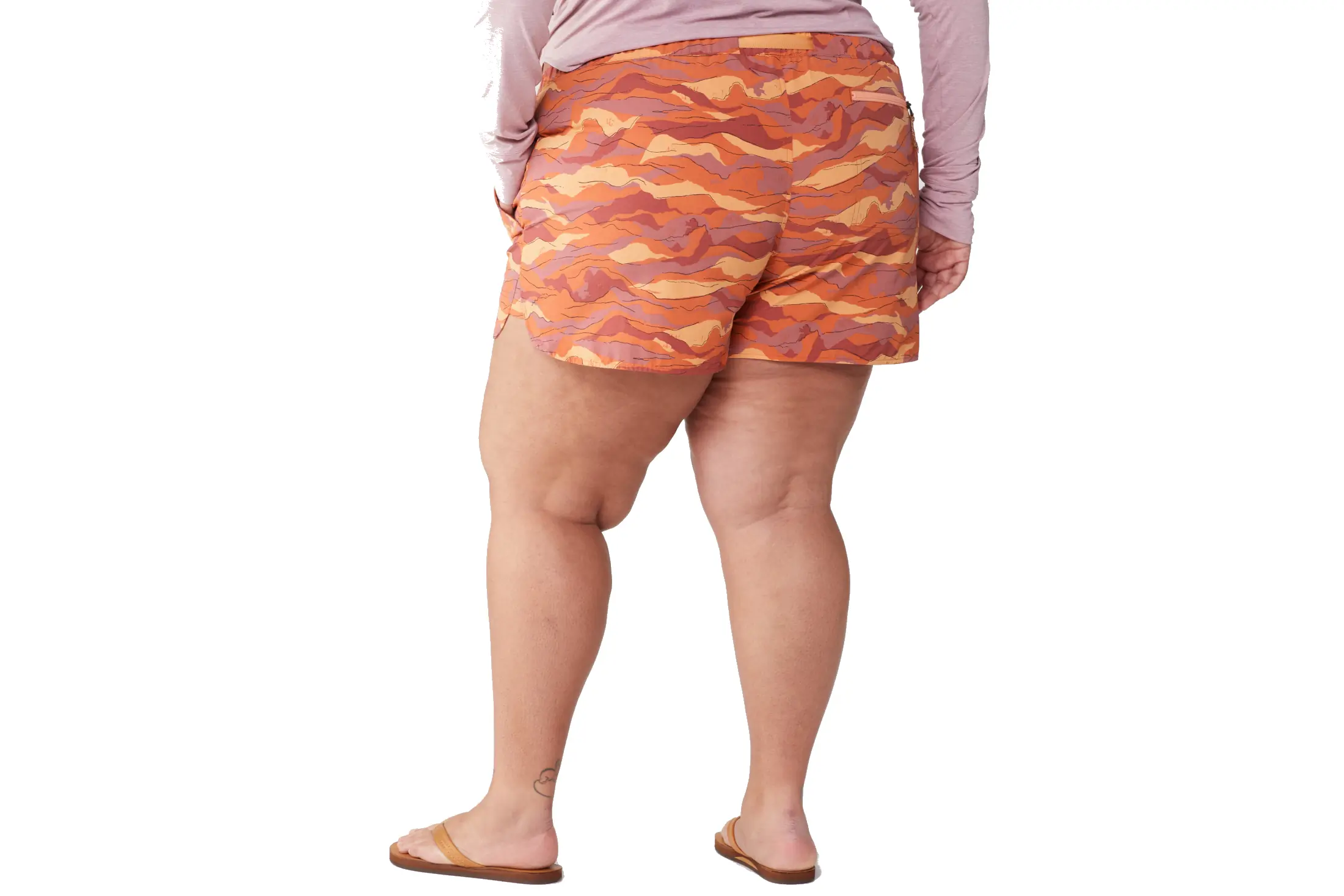 REI Amphib shorts on a person