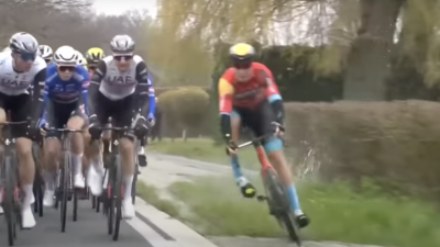 Mistake by Rider Causes Massive Crash at Tour of Flanders