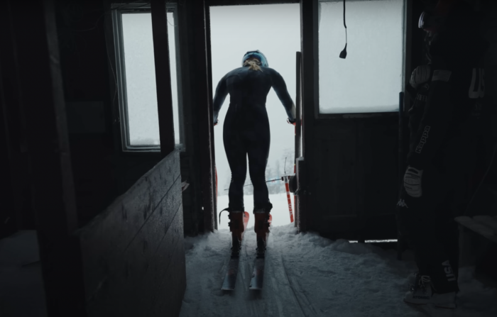 mikaela shiffrin in silhouette