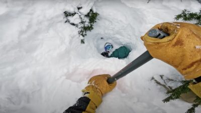 Boarder Gets Eaten by Tree Well, Brushes Death Before Rescue