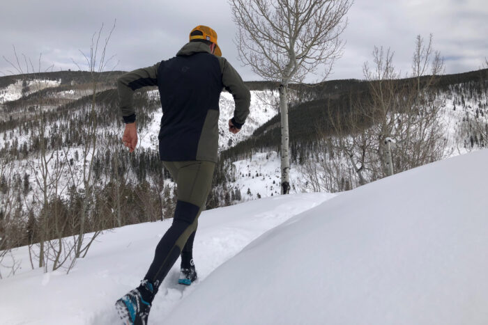 Norrøna Senja winter trail running kit; (photo/Bergen Tjossem)
