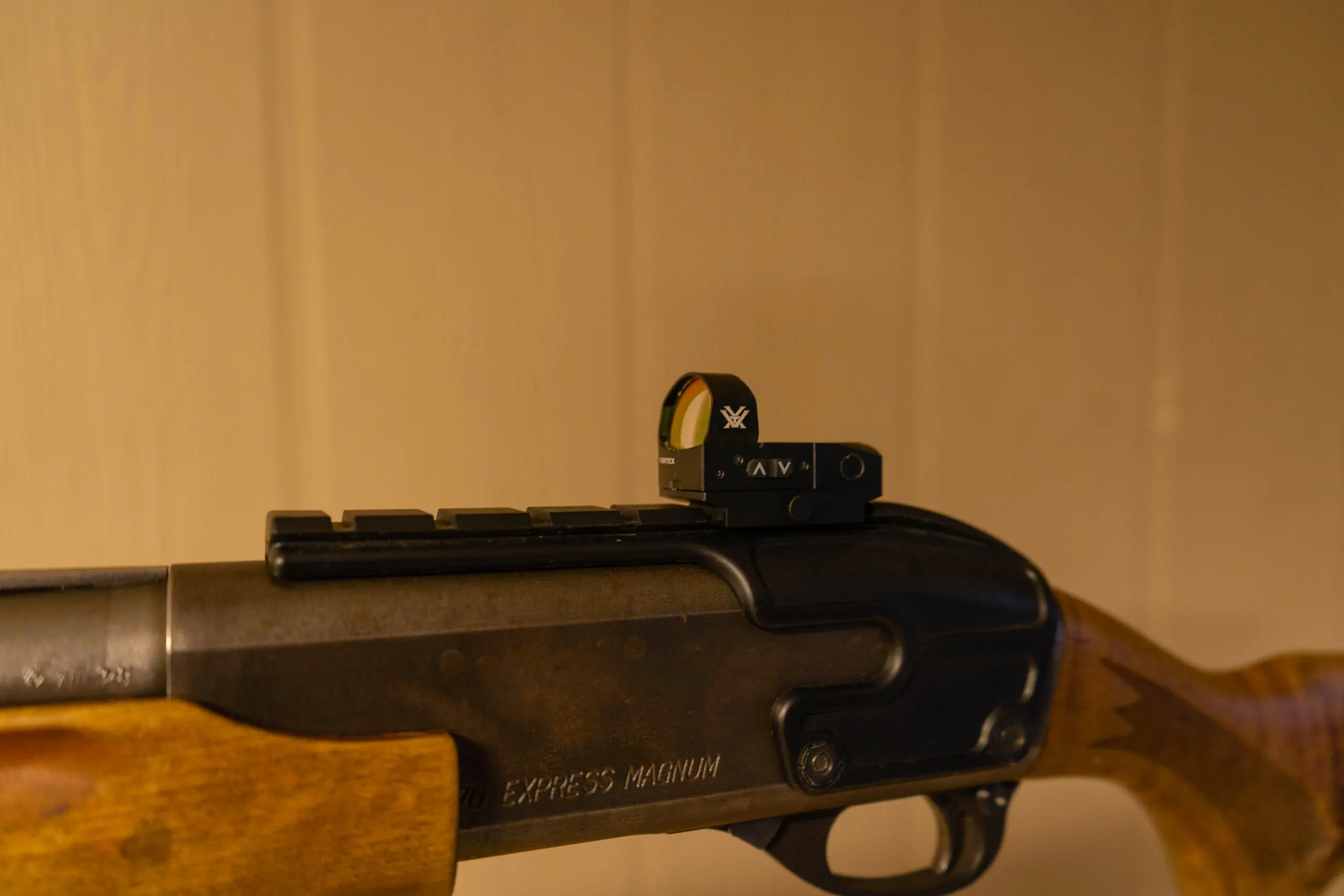 Vortex Venom Red Dot Mounted on Shotgun