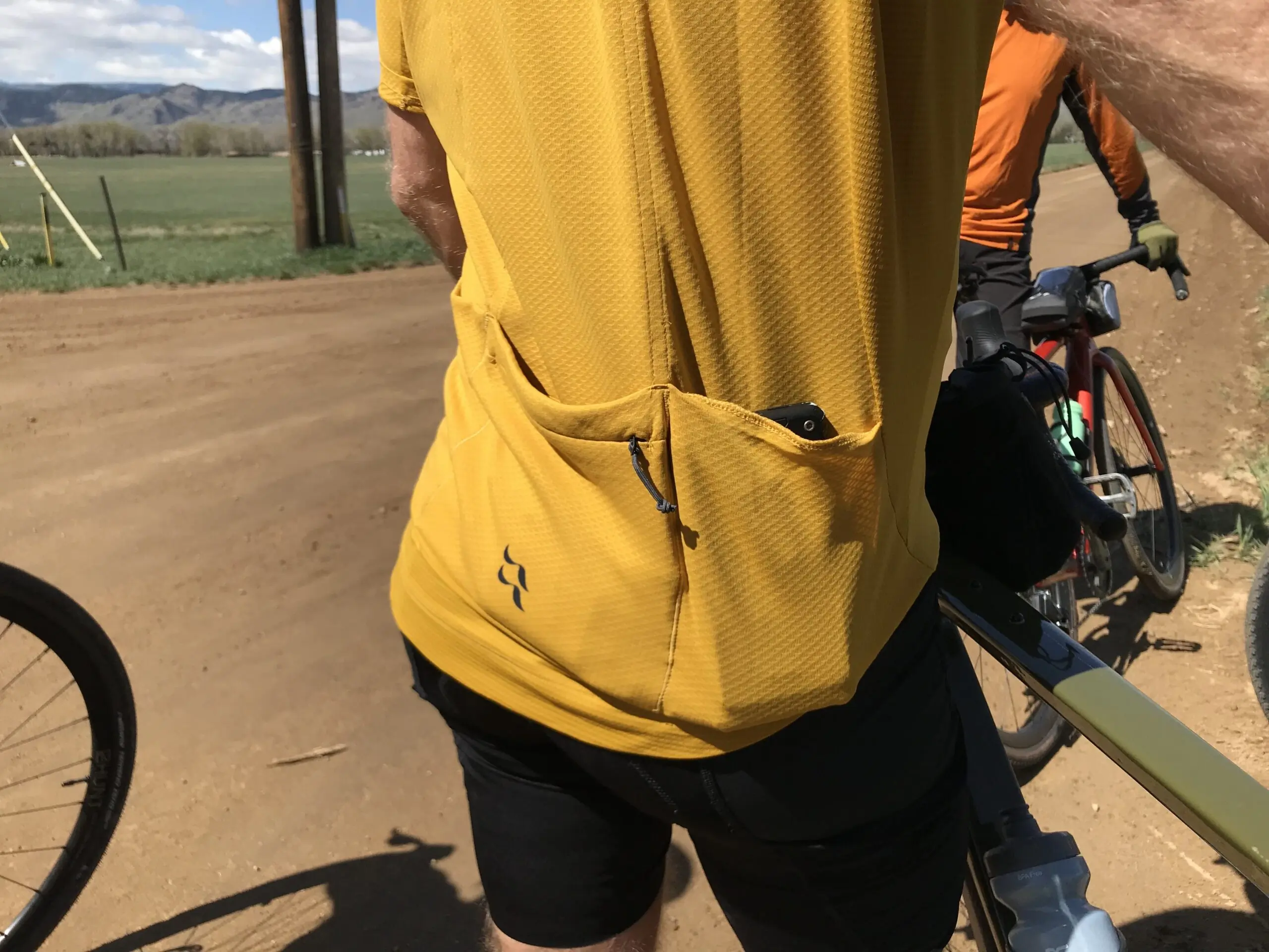 Rab Cinder range jersey pockets