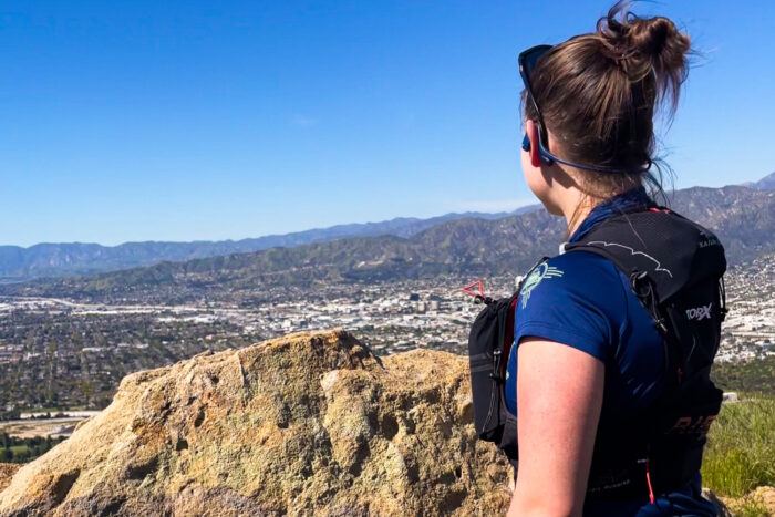 How to trail run alone safely; (photo/Johanna Flashman)