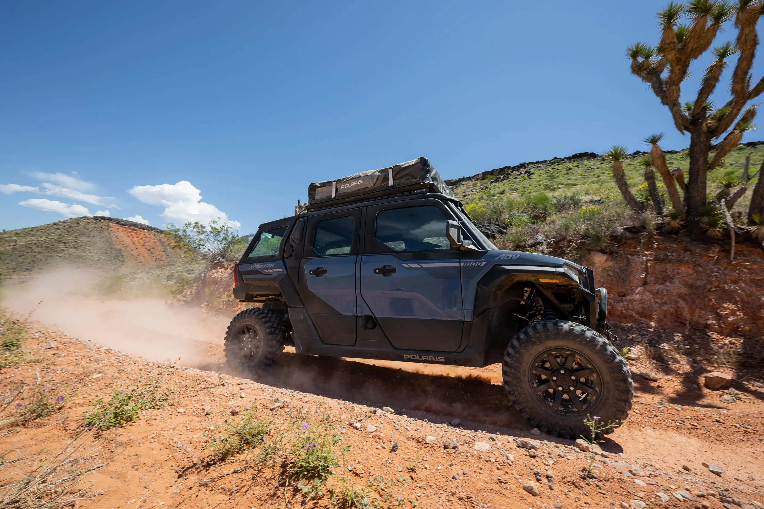 Polaris XPEDITION driving on Grand Canyon trail
