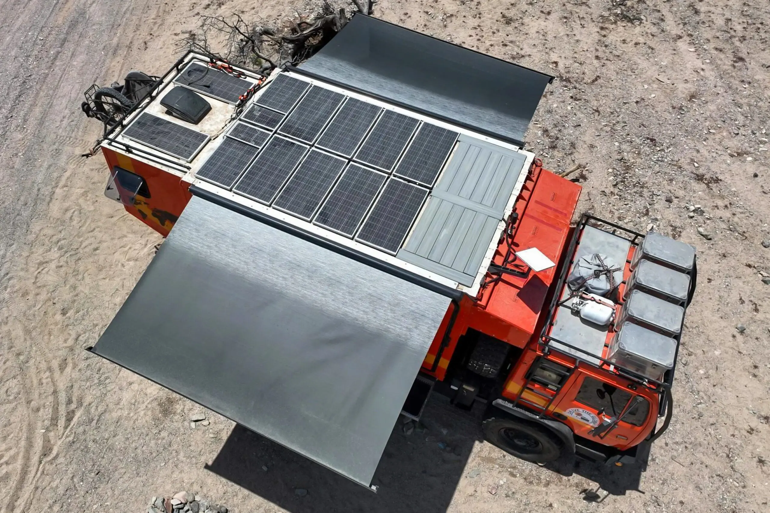 Drive The Globe Stewart & Stevenson overland camper on Bring a Trailer