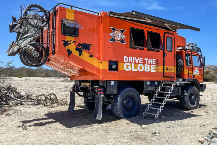 Drive The Globe Stewart & Stevenson overland camper on Bring a Trailer