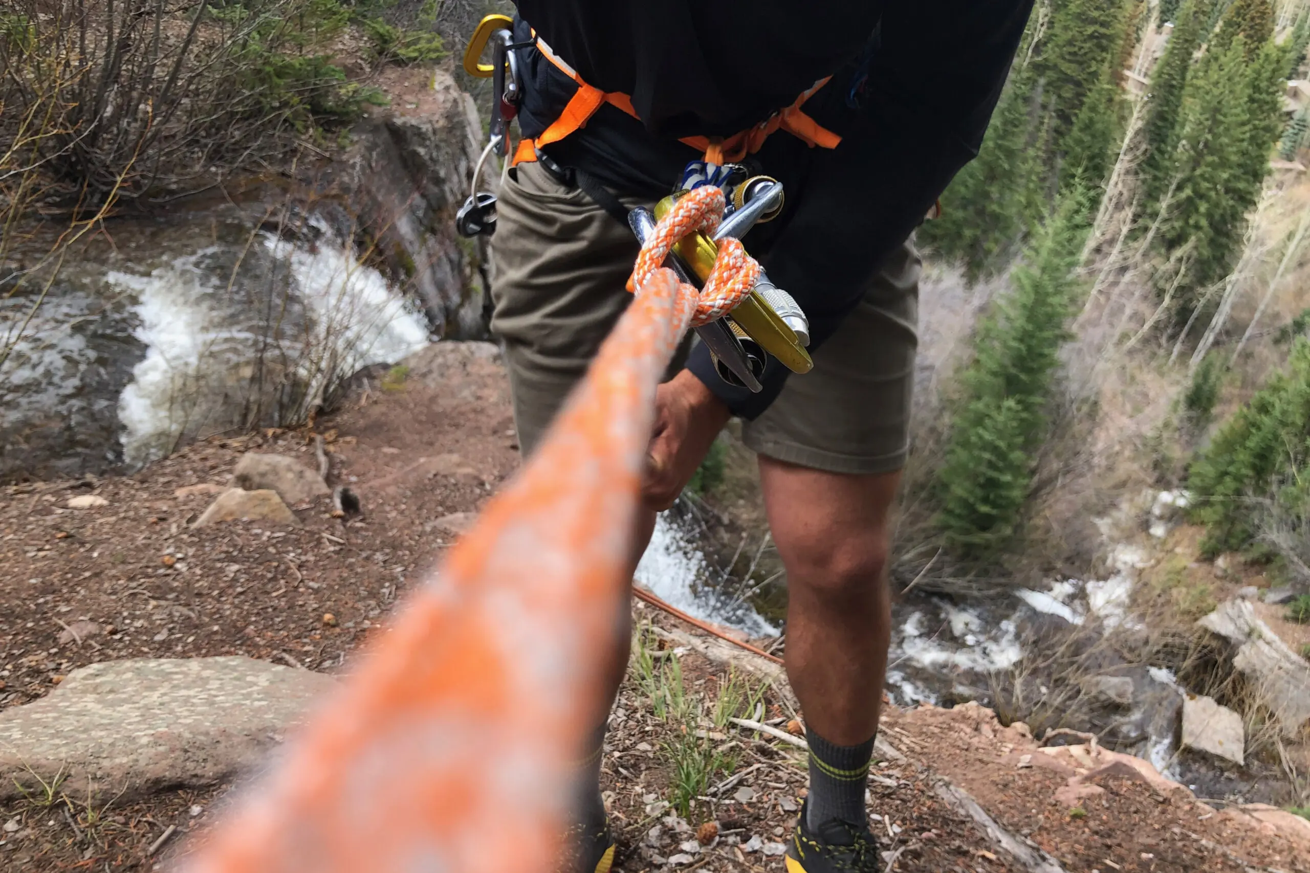 Petzl RAD Line hyperstatic cord; (photo/Bergen Tjossem)