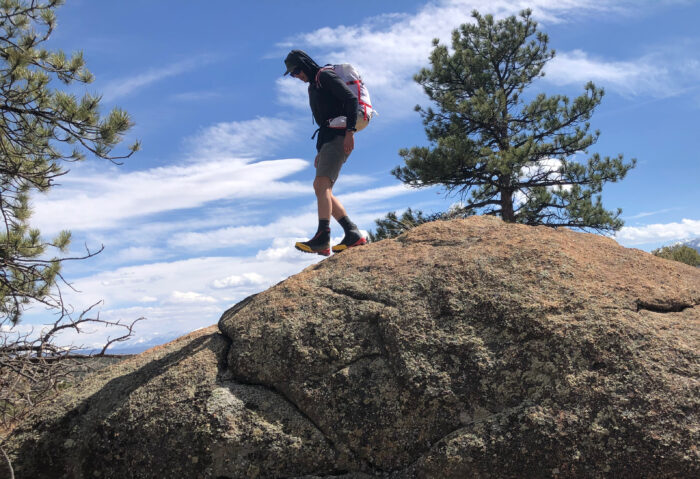 La Sportiva Aequilibrium Top GTX in the field; (photo/Bergen Tjossem)