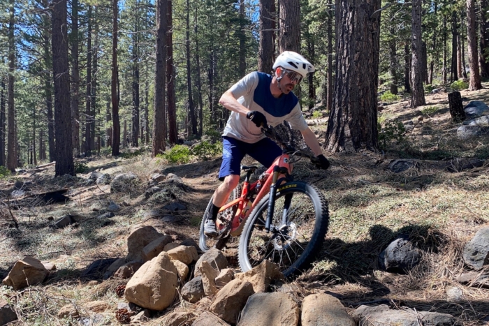 Testing the Specialized camber on a bike ride