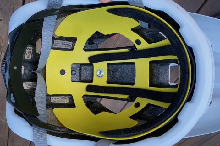 The MIPS liner in the Specialized Camber helmet