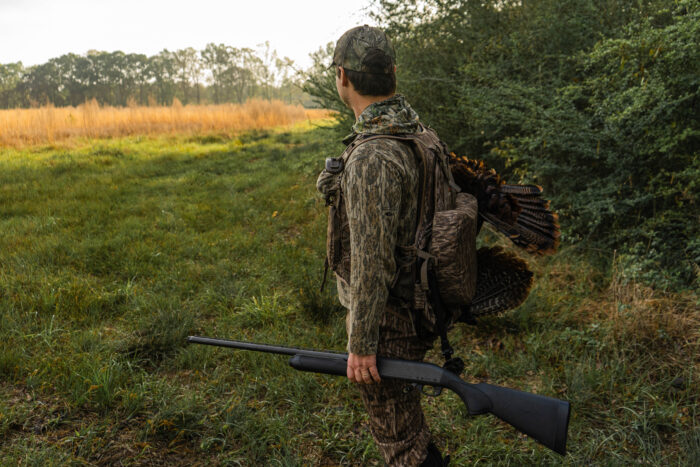 turkey hunter in the field