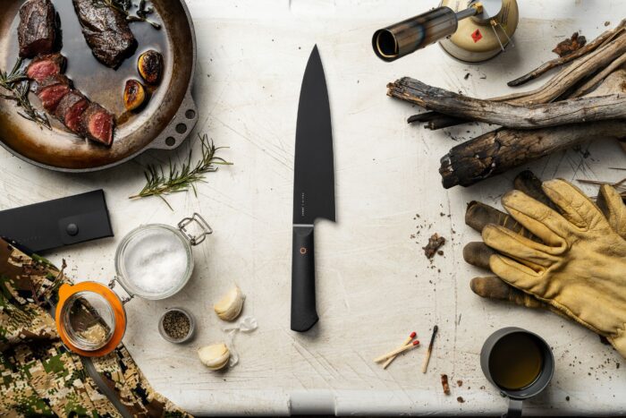 The James Brand x SITKA STUDIOS Anzick Outdoor Chef's Knife