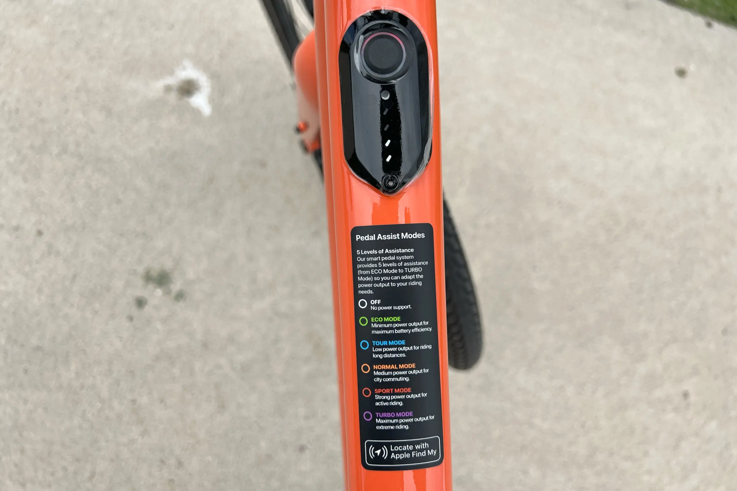 Velotric Thunder 1 ST pedal assist mode indicator