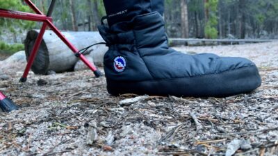 Synthetic Booties You Can Beat the Crap Out Of: Big Agnes Full Moon Camp Bootie Review