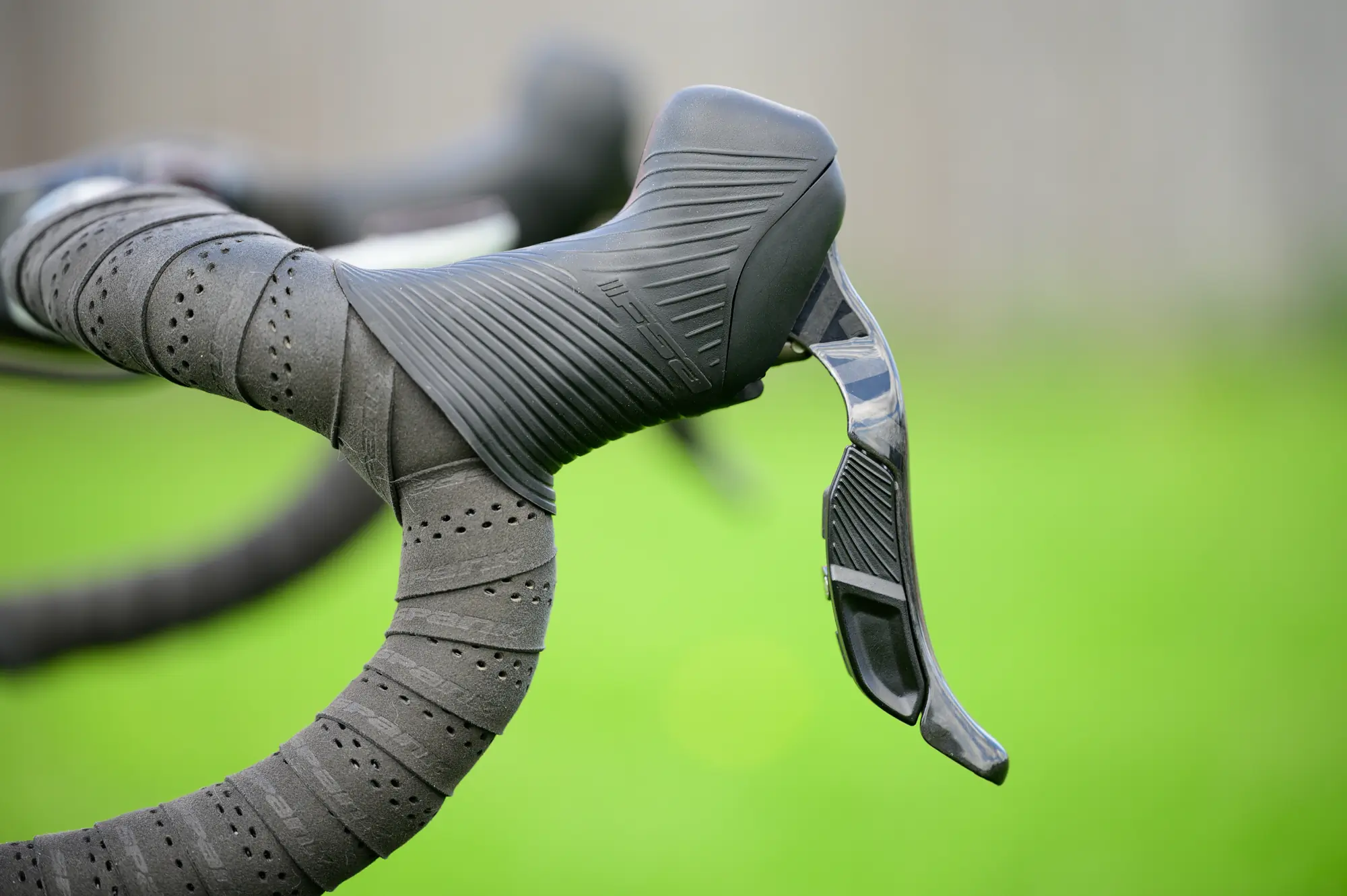 Shift button on the FSA K-Force WE 12s controls levers