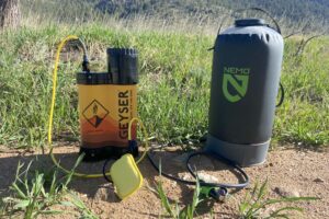 Shower in the Wild: Geyser System vs. NEMO Helio LX Head-to-Head Review