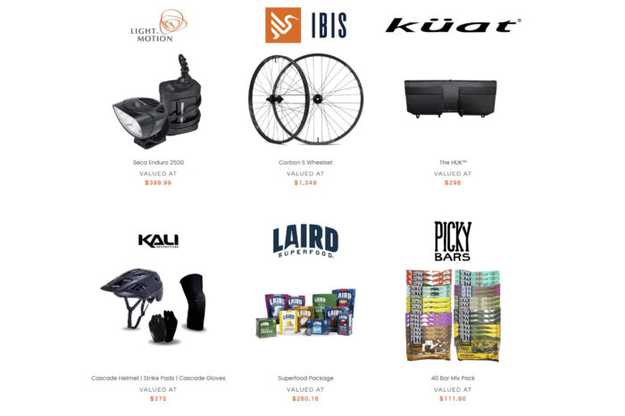 the bike gear giveaway haul