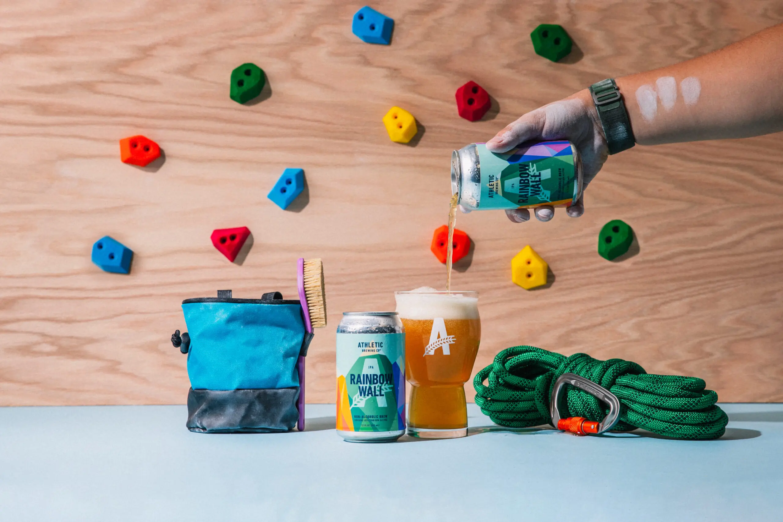 Athletic Brew Pride beer supporting the LGBTQ+ community; (photo/Athletic Brew)