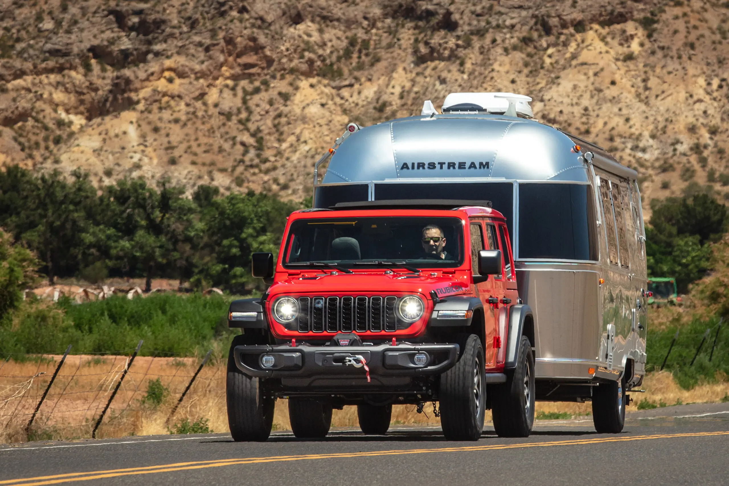 The 2024 Jeep Wrangler Rubicon features a new Dana 44 HD full float solid rear axle