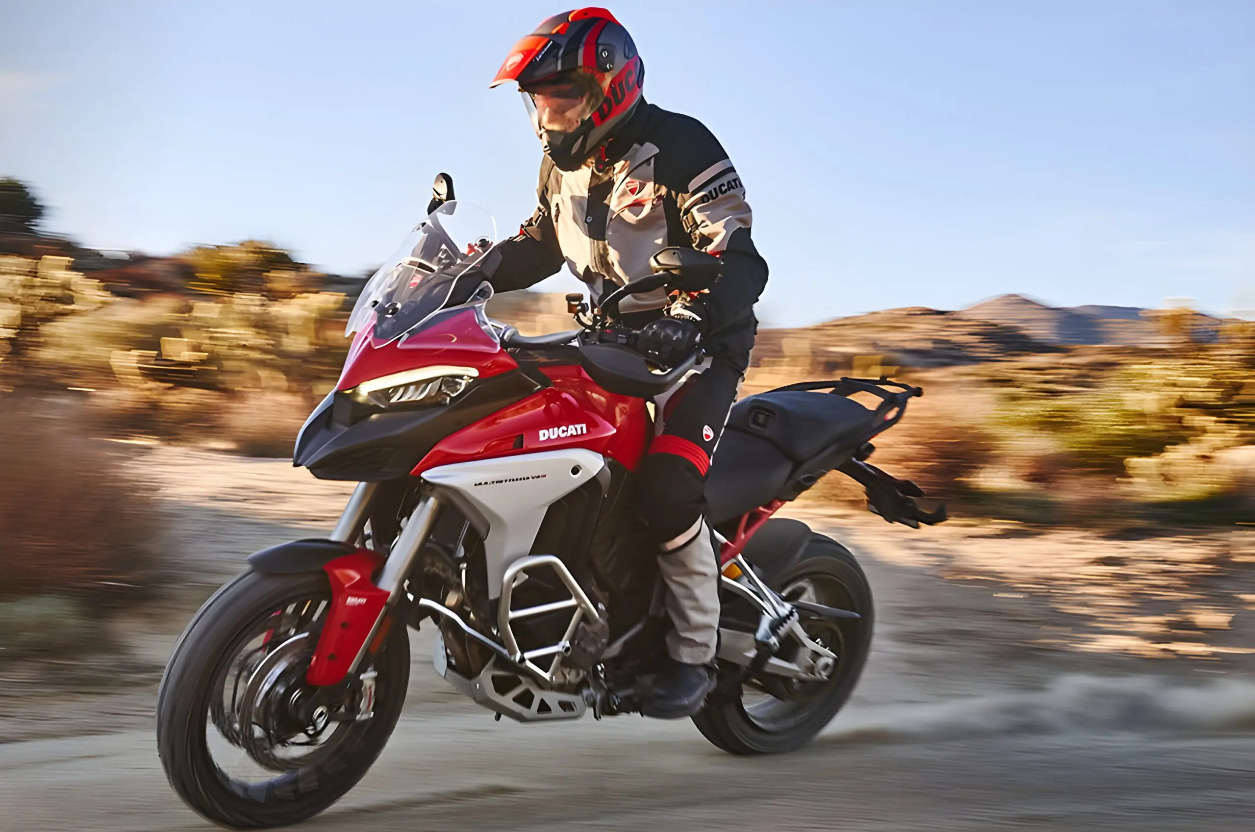 Ducati Multistrada V4 S with OEM fairing