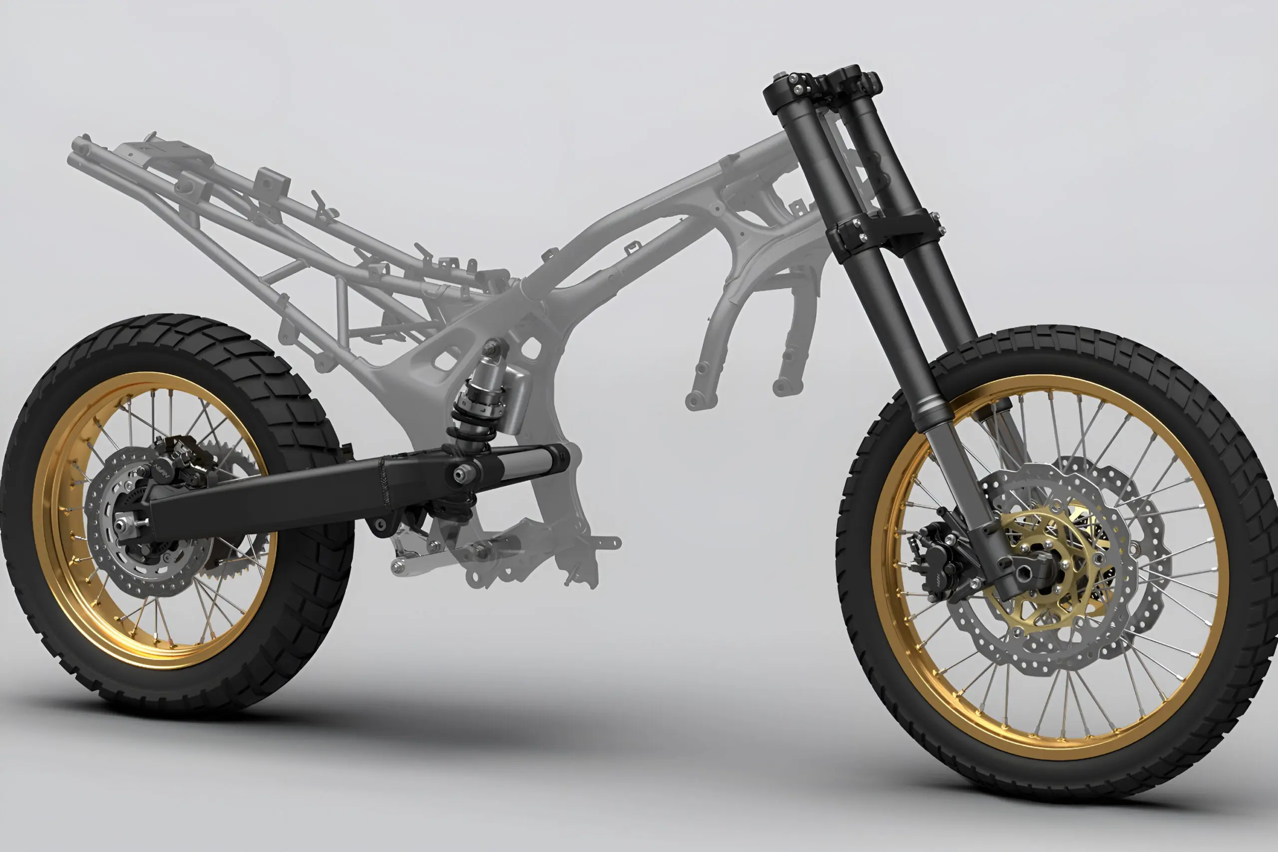 Honda XL750 Transalp chassis