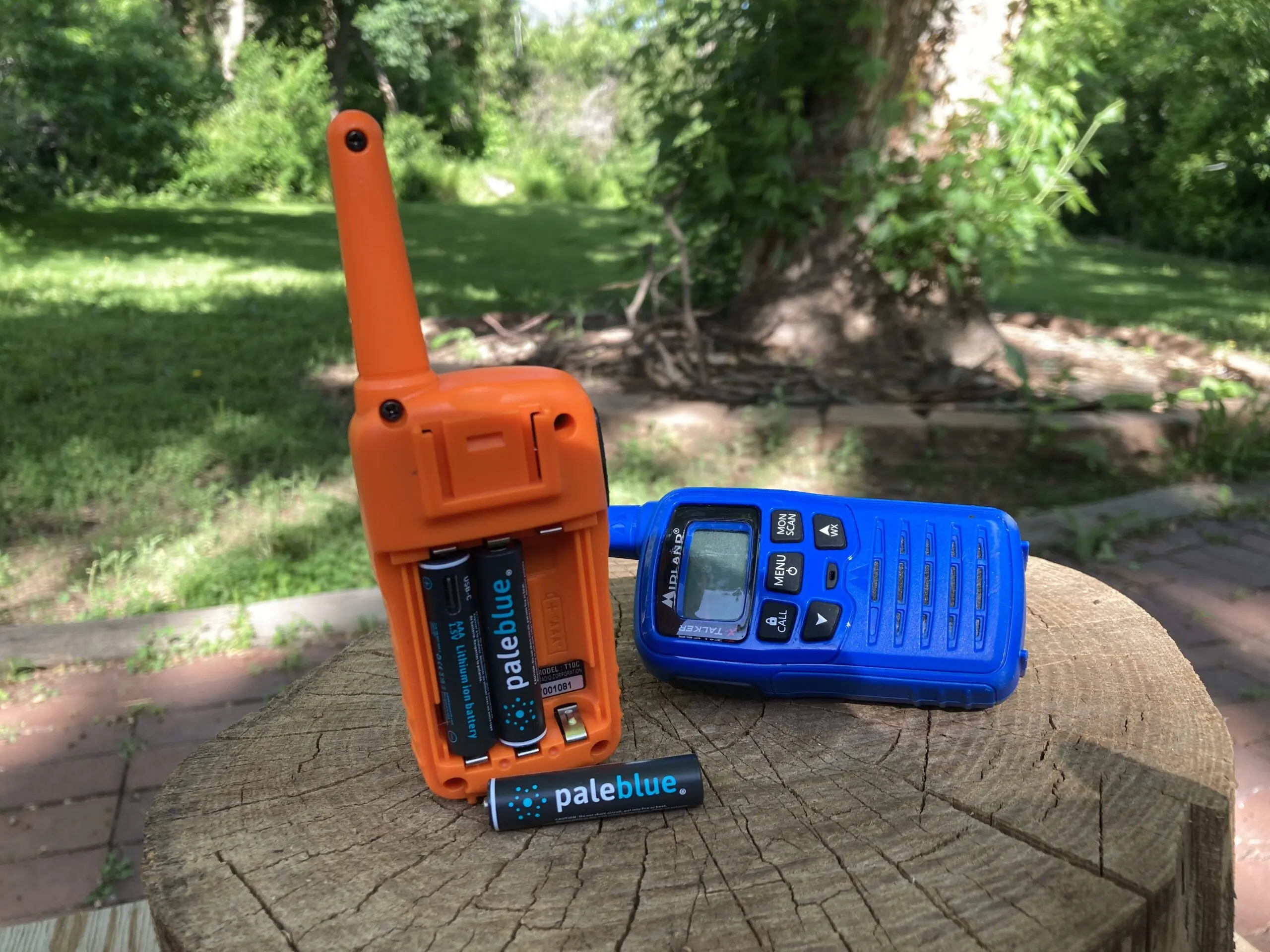 Pale Blue Earth AA and AAA rechargeable batteries; (photo/Cameron Martindale)