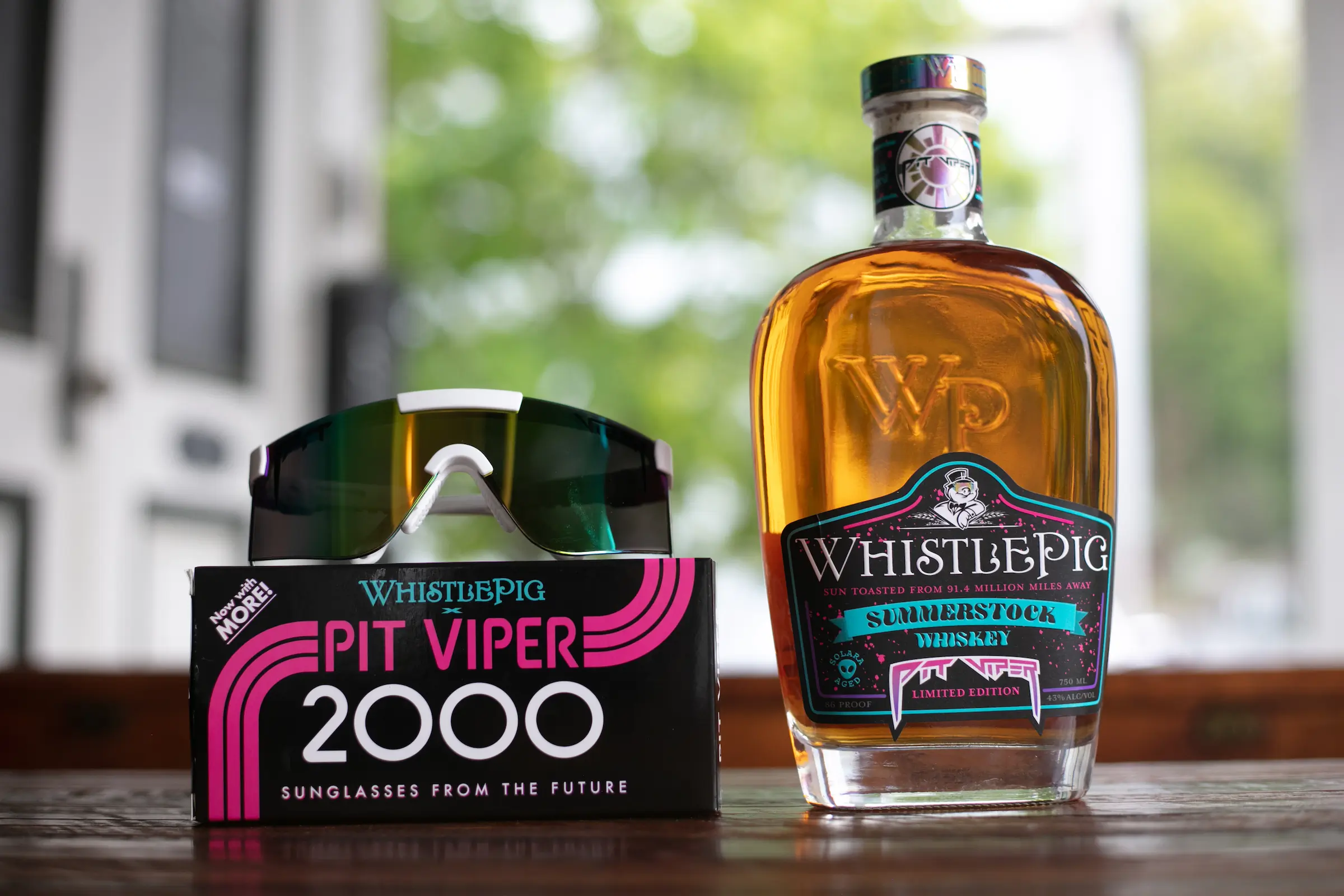 Whistlepig x Pit Viper SummerStock Whiskey and Shades