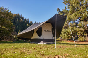 Space Acacia is a floating glamping tent; (photo/Acacia)