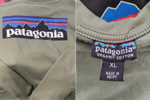 patagonia made in egypt tag
