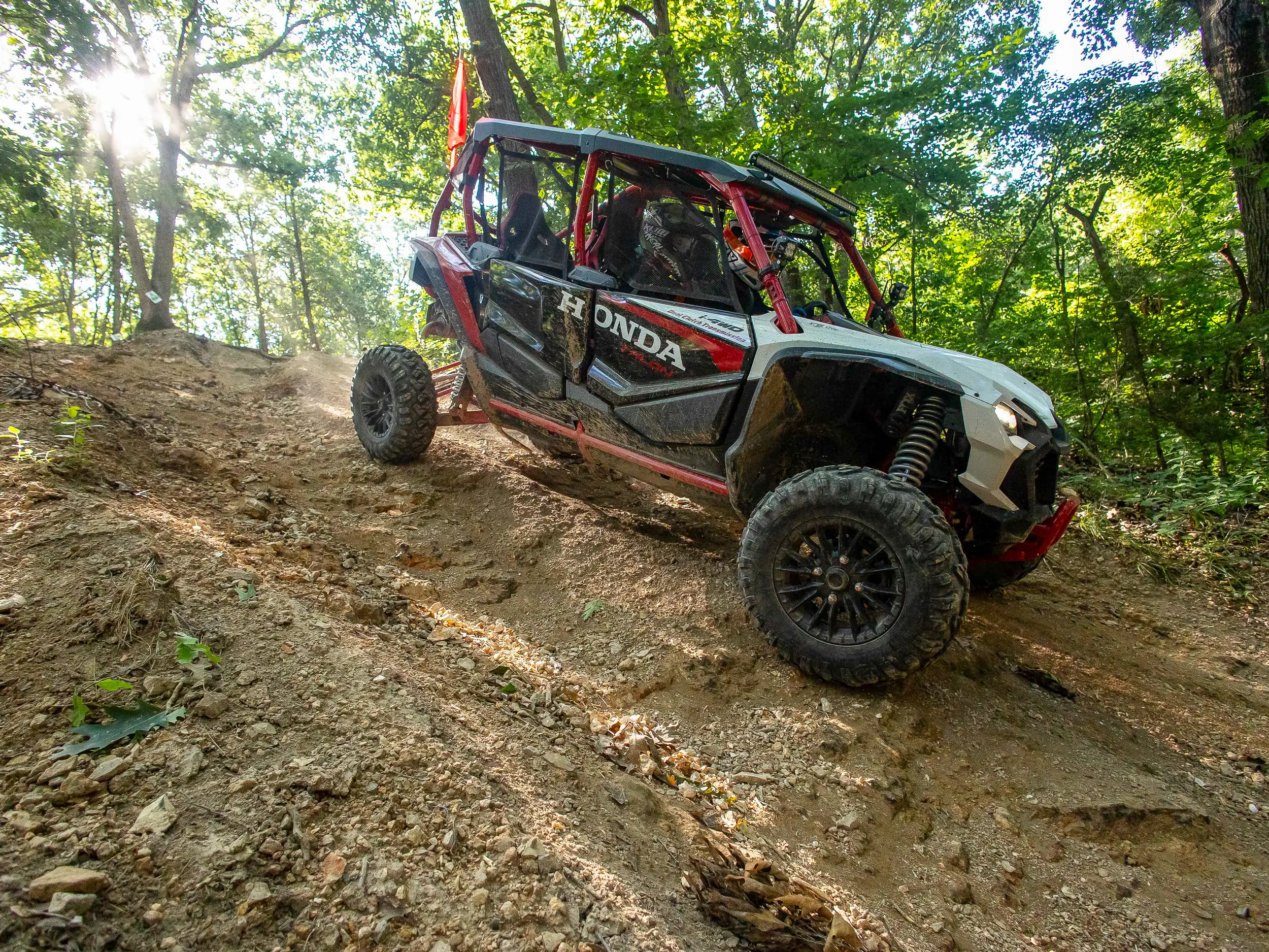 2023 Honda Talon 1000R–4 going downhill