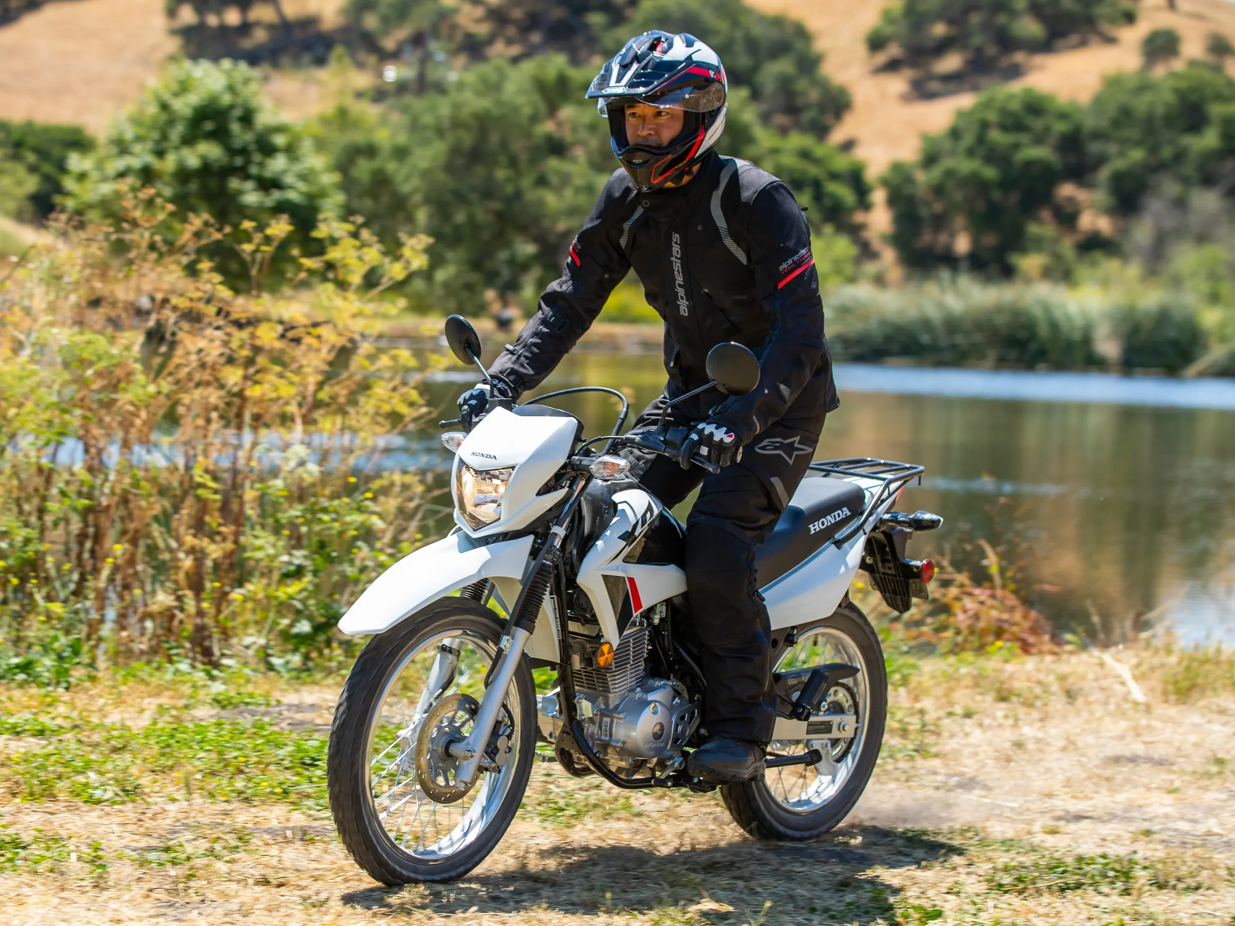 2023 Honda XR150L on dirt