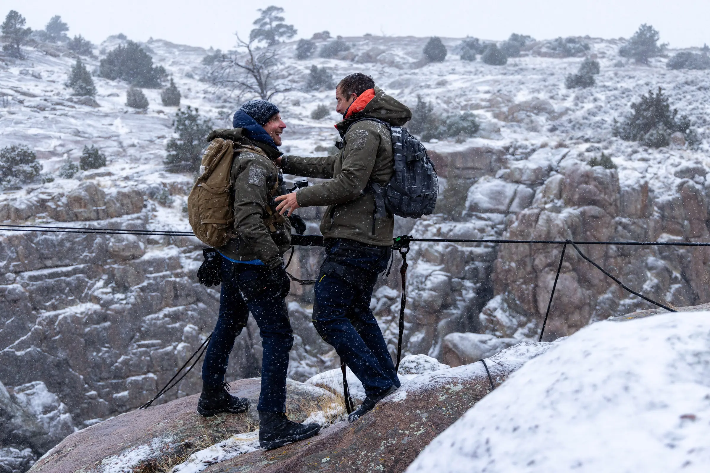 Bradley Cooper In The Wyoming Basin - Running Wild With Bear Grylls -The Challenge