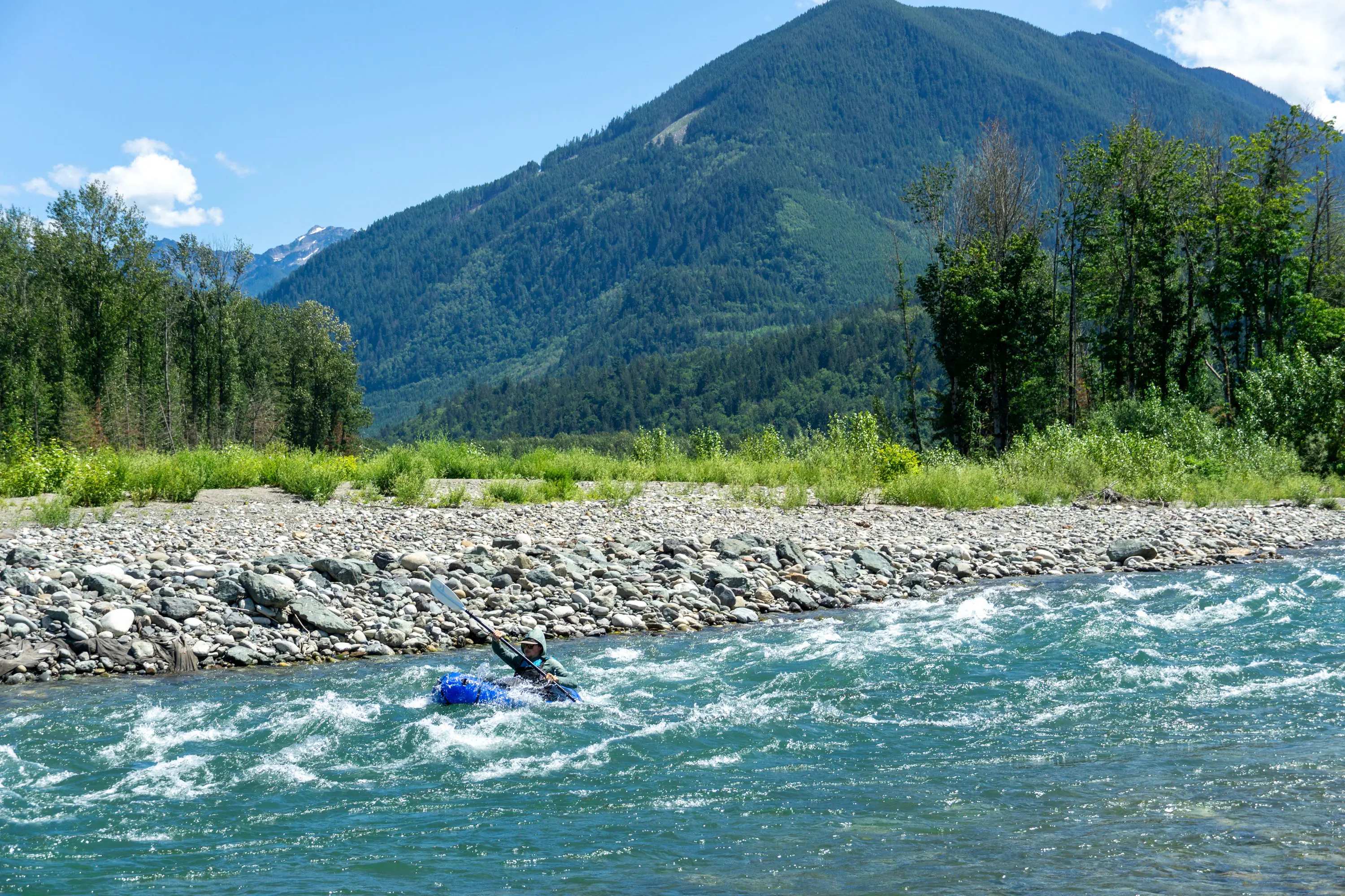 Alpacka WW Refuge in Chilliwack Rapids