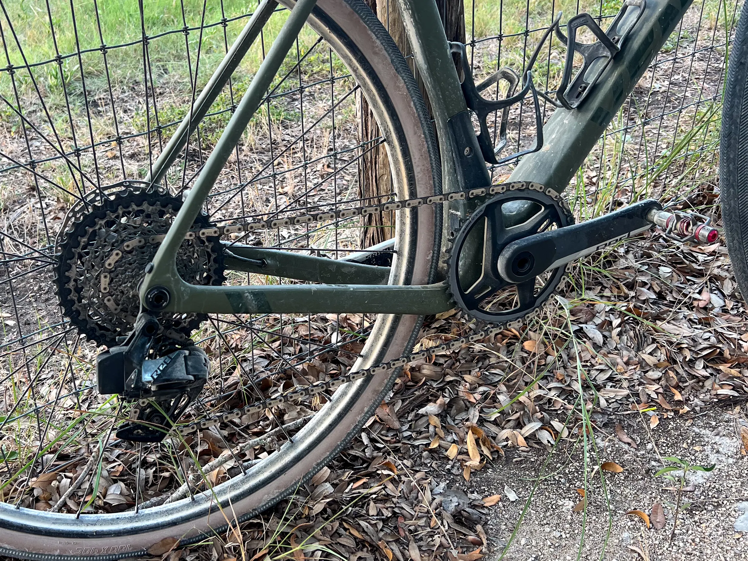 SRAM RED XPLOR eTap AXS drivetrain on a Ventum GS1