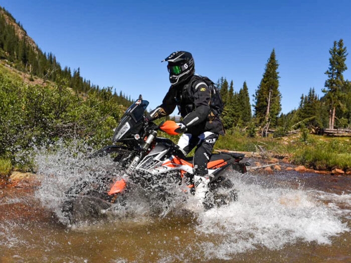 Seiji Ishii adventure riding in Colorado on a KTM ADV790