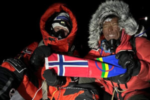 Kristin Harila Tenjin Sherpa