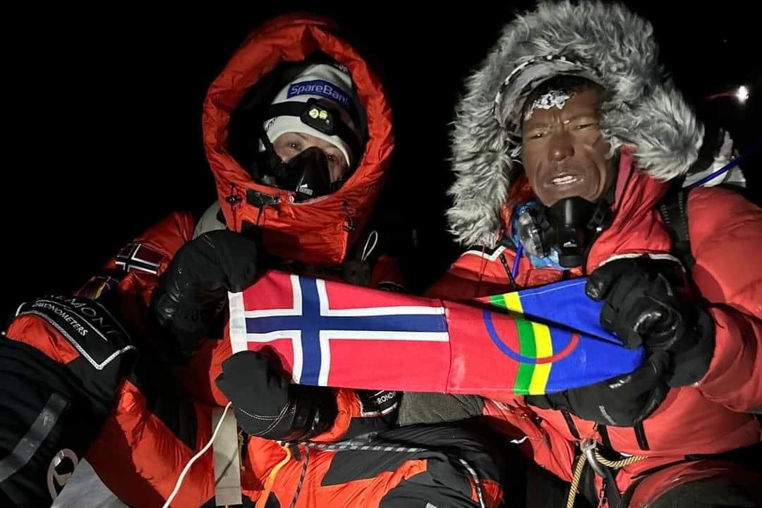 Kristin Harila Tenjin Sherpa